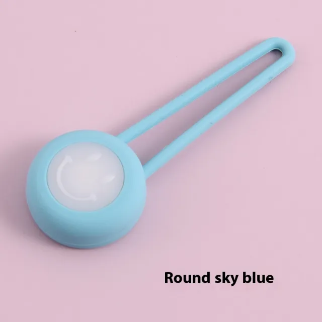 Pet Light emitting Pendant Night Light Tag Round Sky Blue - Shop at LoveMi