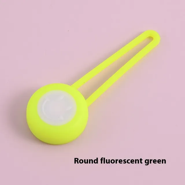 Pet Light emitting Pendant Night Light Tag Round Fluorescent Yellow - Shop at LoveMi