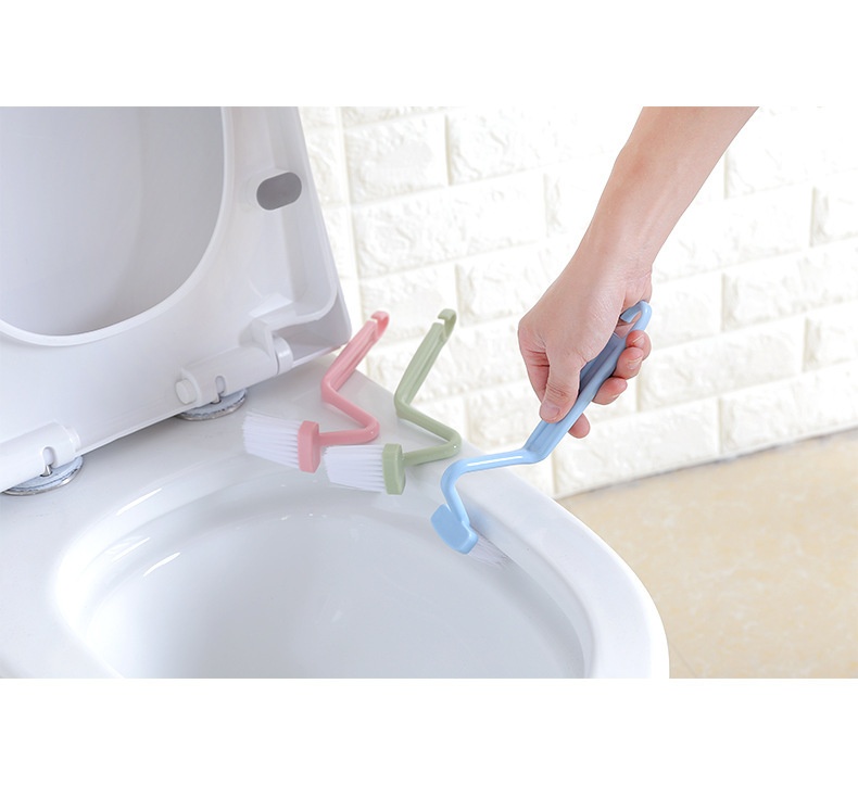 Title 4, Toilet V-shaped Plastic Side Bending Brush