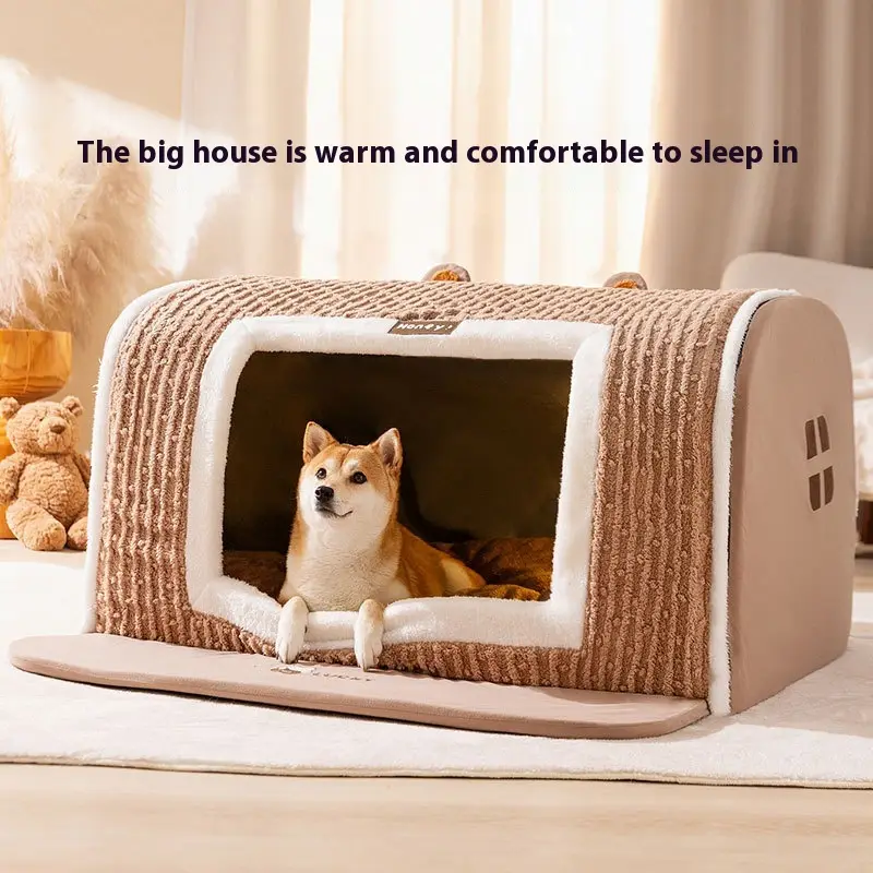 Small And Medium Size Large Dog Nest Three-dimensional Warm