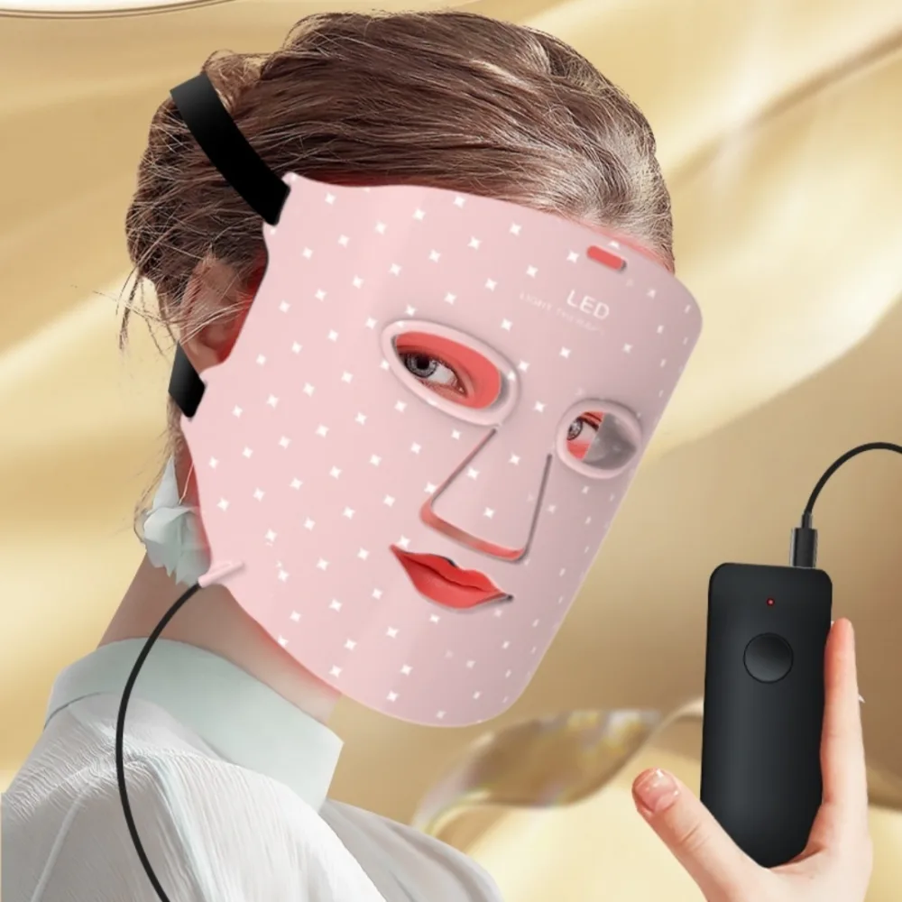 Colorful Silicone Mask Neck Beauty Photon Skin Rejuvenation Spectrum