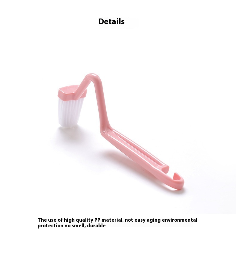 Title 1, Toilet V-shaped Plastic Side Bending Brush