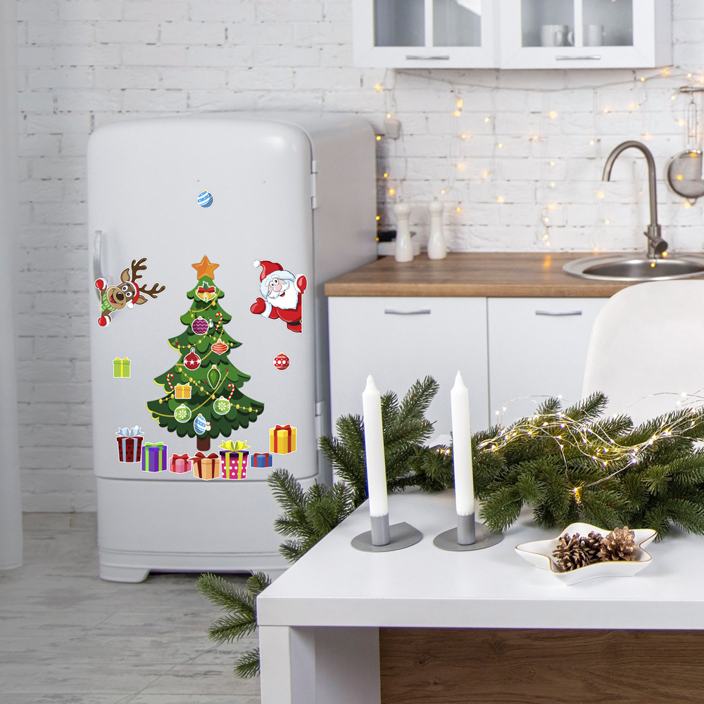 Title 3, Christmas Decoration Refrigerator Sticker Set