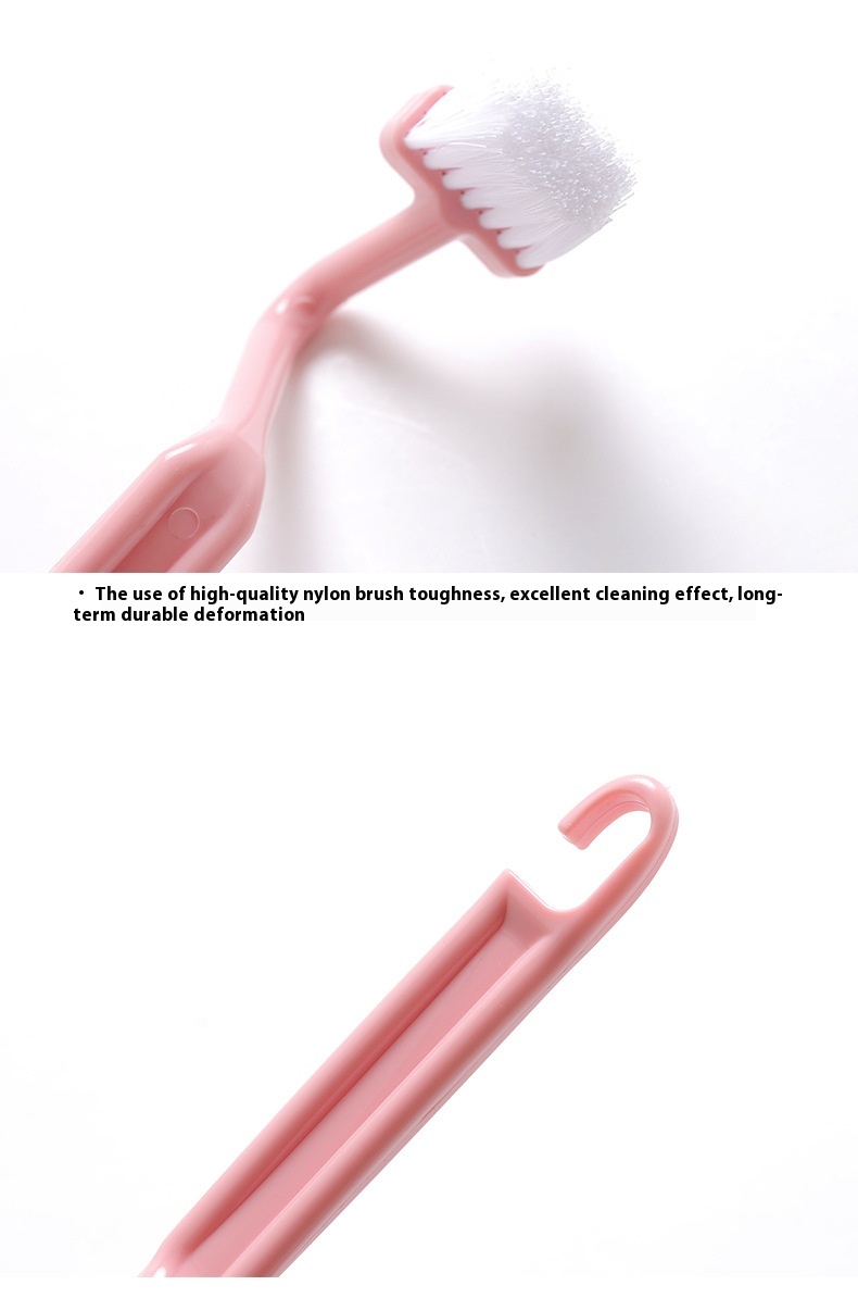 Title 2, Toilet V-shaped Plastic Side Bending Brush