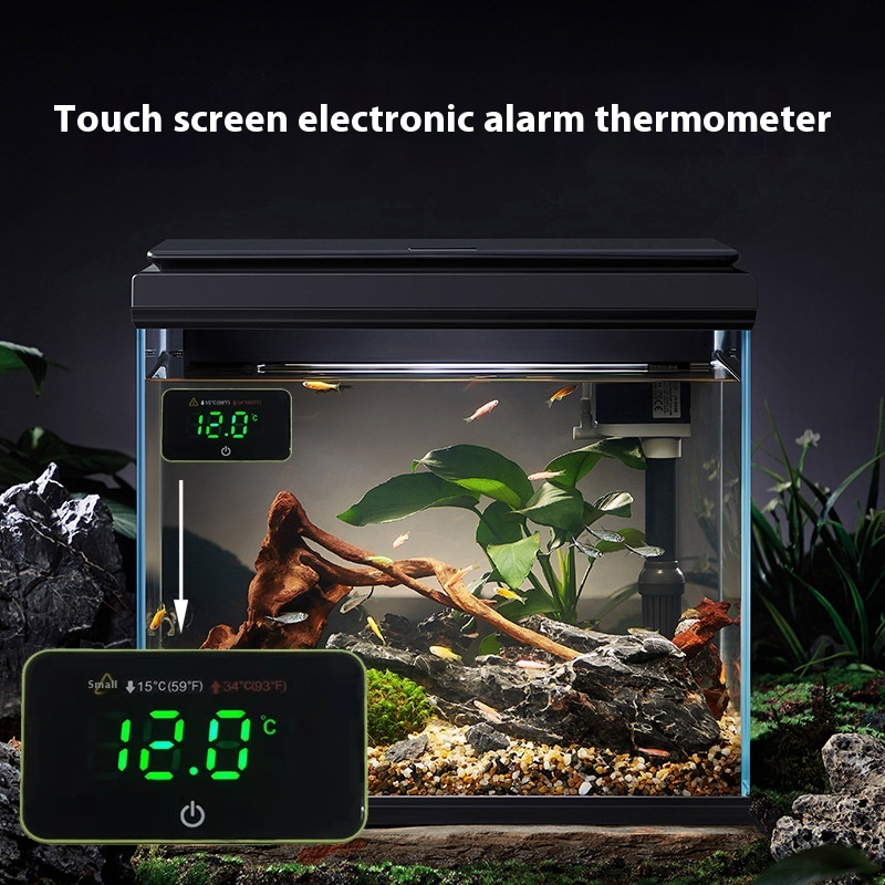 Title 5, Fish Tank Digital Digital Display Thermometer W...