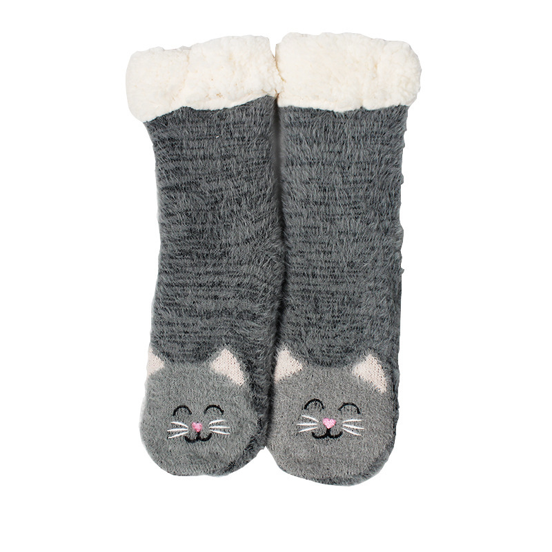 Title 5, Room Socks slaapsokken met mink-achtig fleece v...