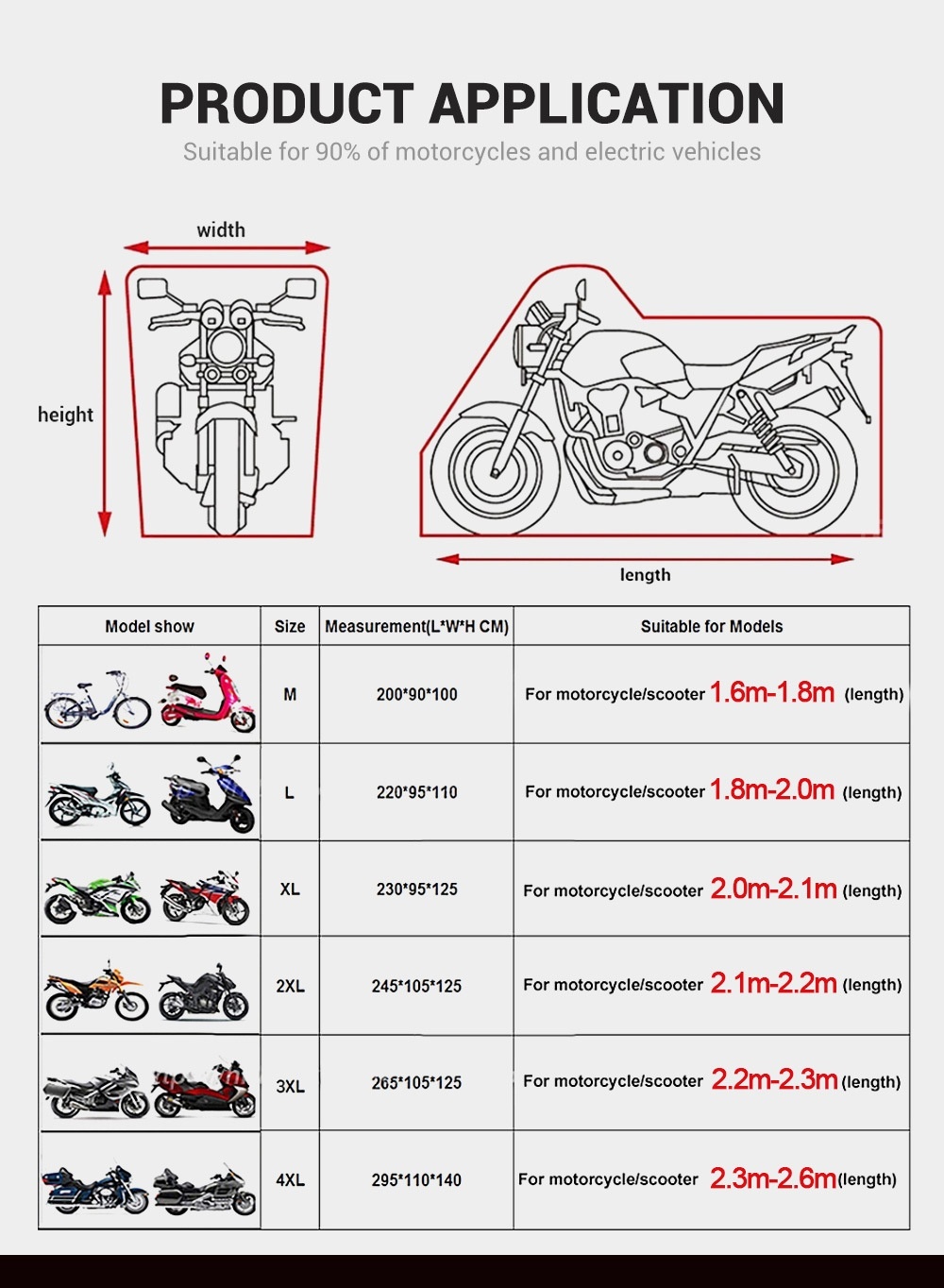 Title 5, Yağmur Geçirmez ve Toz Geçirmez Motosiklet Kılıfı