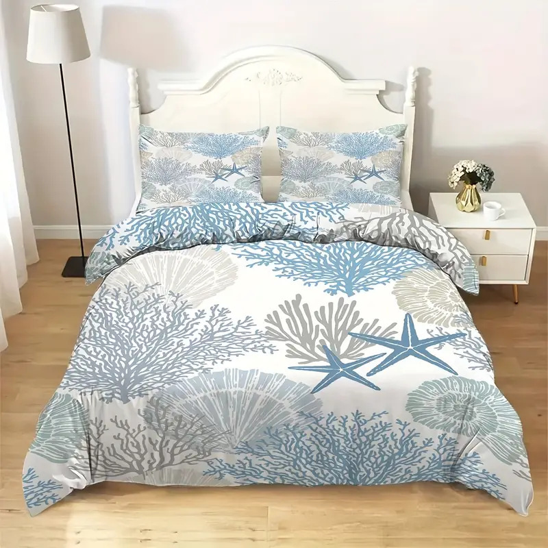 Title 4, Creative Starfish Pattern Duvet Suit Bedding