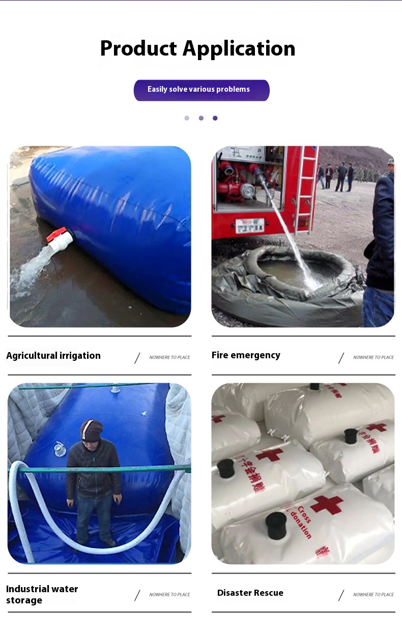 Title 3, Large Capacity PVC Water Bag Fluid Bags Outdoor...