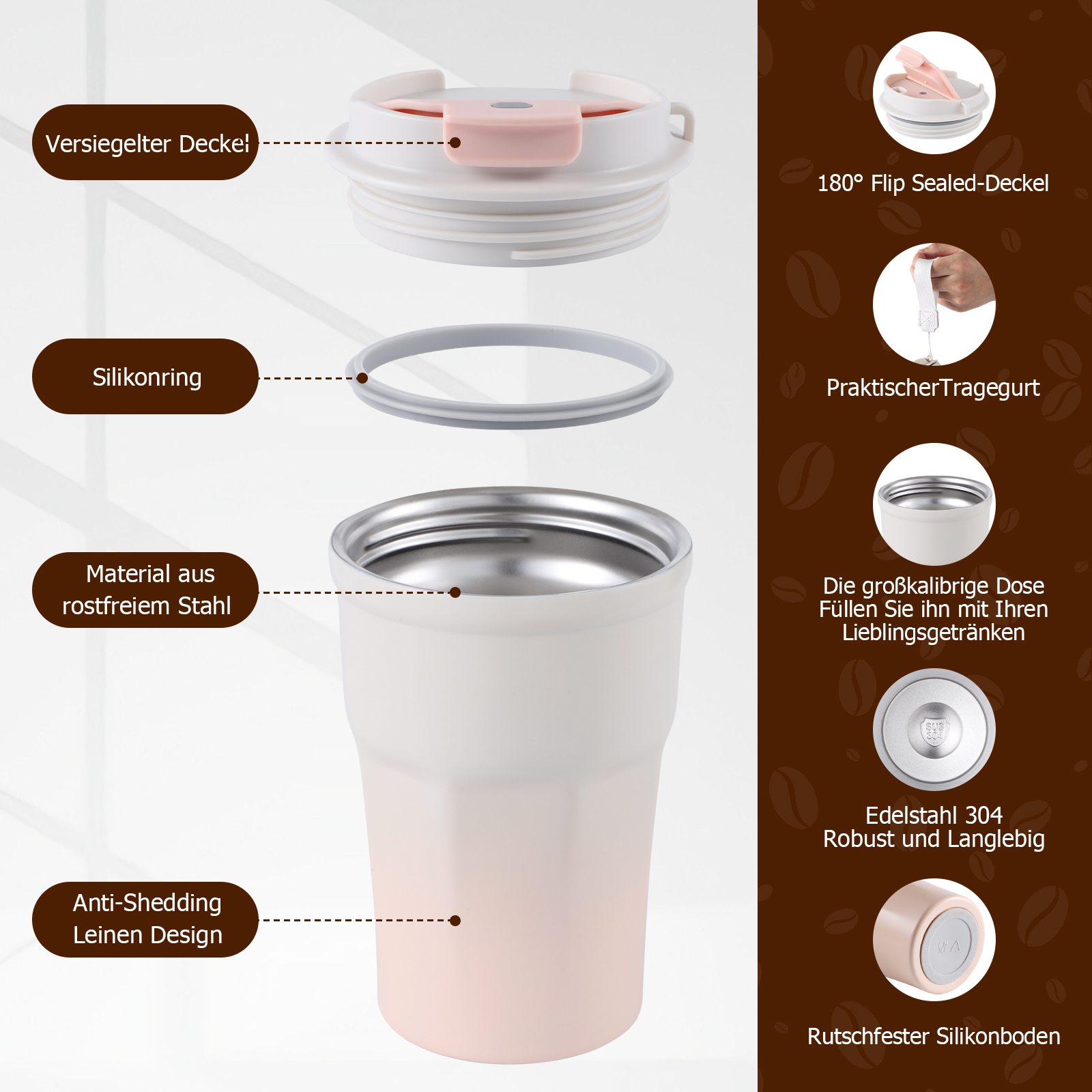 Title 13, Nice Stainless Steel Temperature-Keeping Cup Ke...