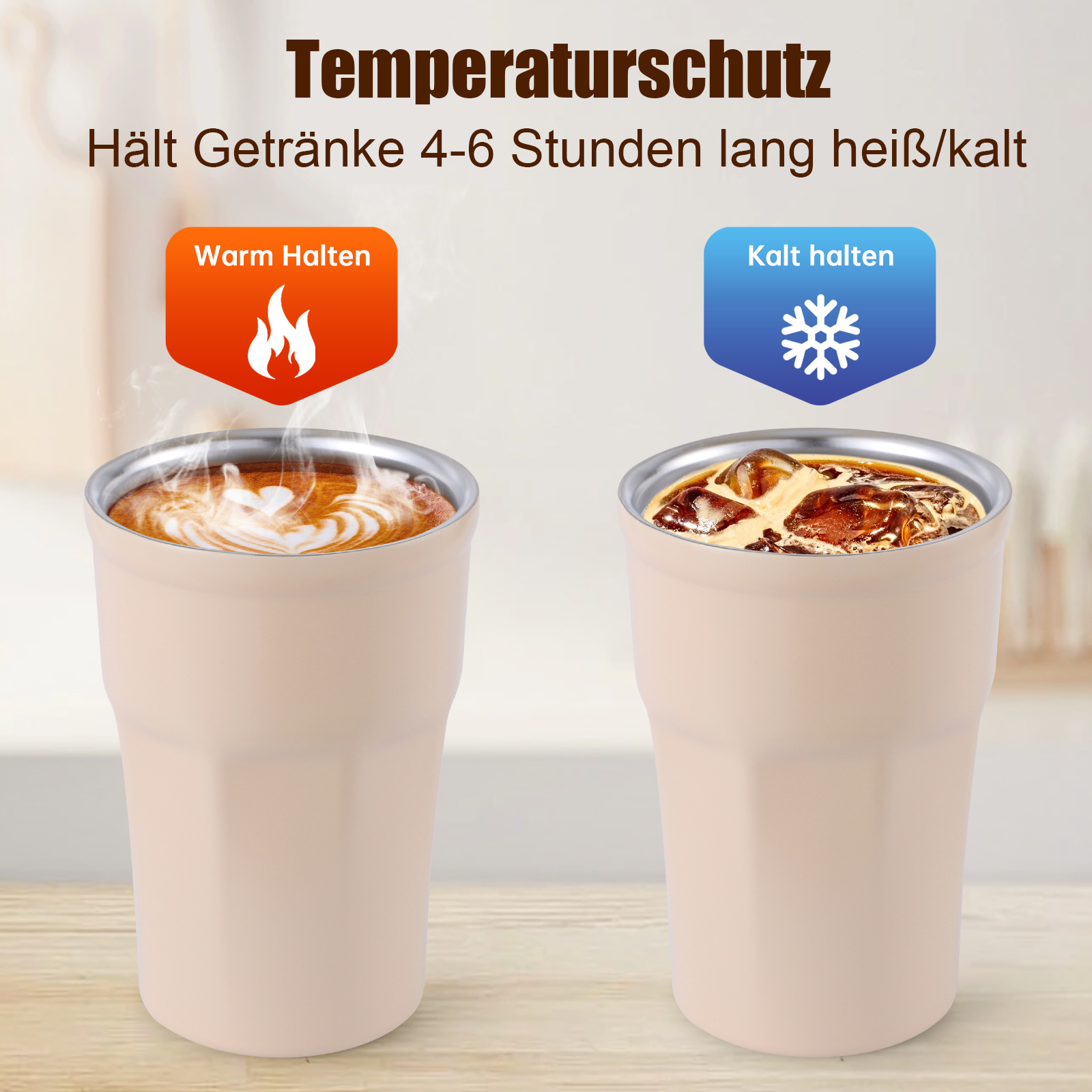 Title 22, Nice Edelstahl Thermobecher Hält Getränke Warm ...