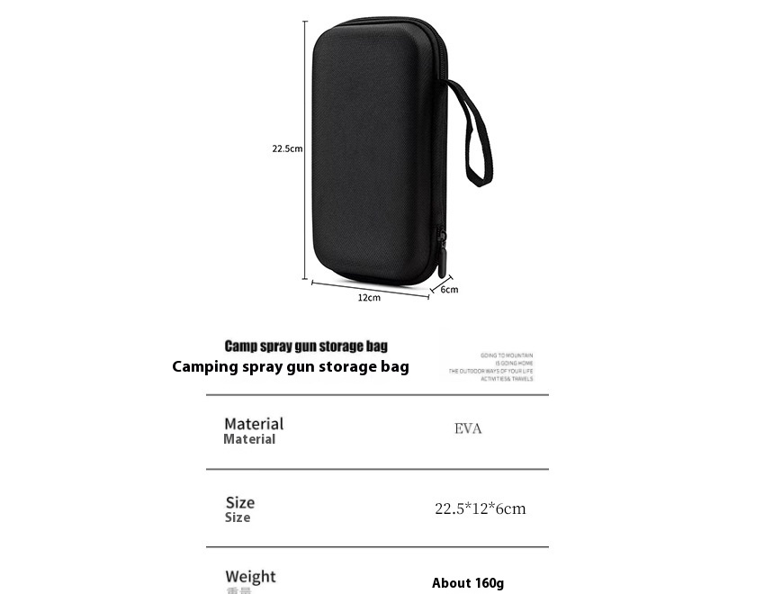 Title 1, Outdoor Camping Spray Gun Storage Bag Large Cap...