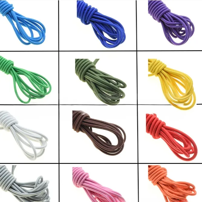Round Elastic String Cuff Hem Drawstring