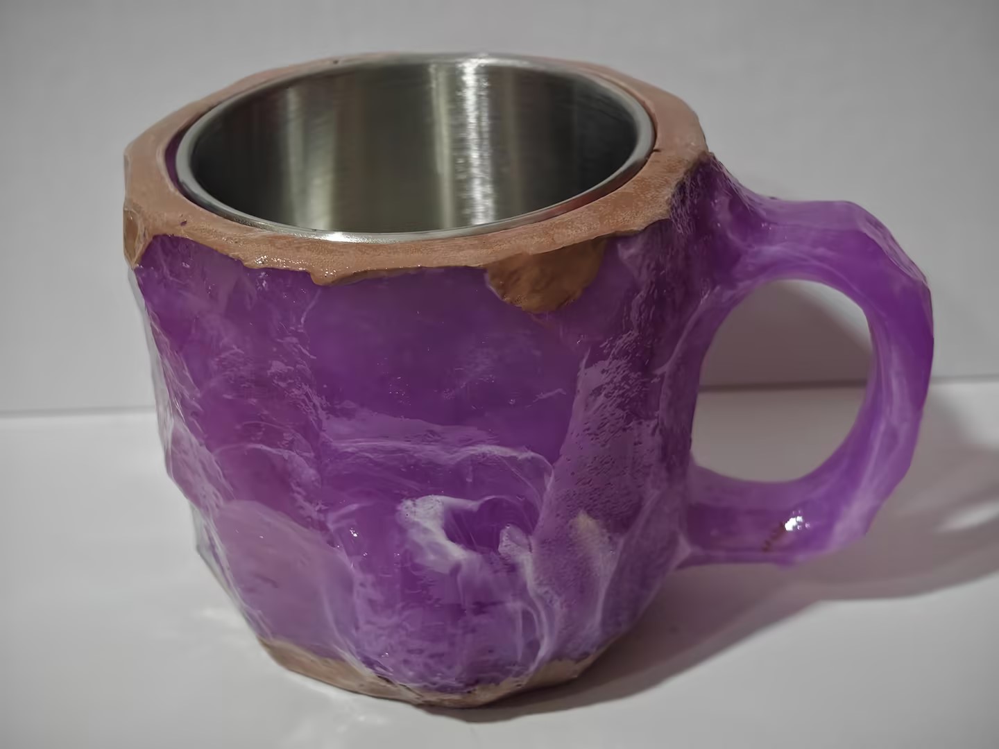 400ml Resin Mineral Crystal Coffee Mugs With Handles Elegant Fake Mineral Crysta - Picture 34 of 41