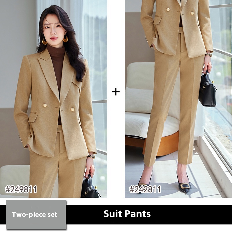 Camel Suit Pants