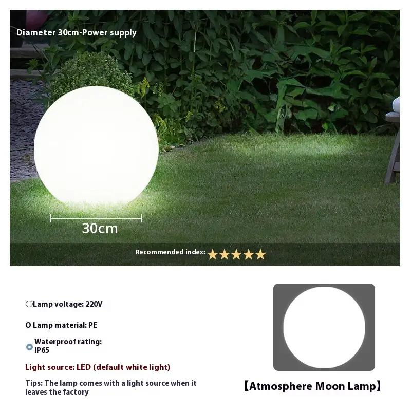 Outdoor Solar Garden Light Landscape Garden Lawn Floor Lamp