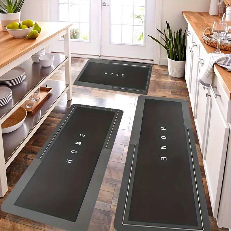 Title 3, Simple Kitchen Absorbent Quick-drying Floor Mat...