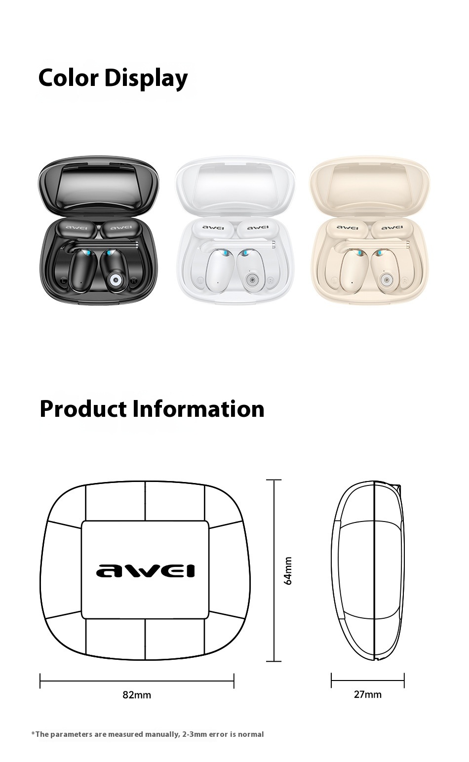 Title 1, Ear-mounted Bluetooth Headset Sports Car