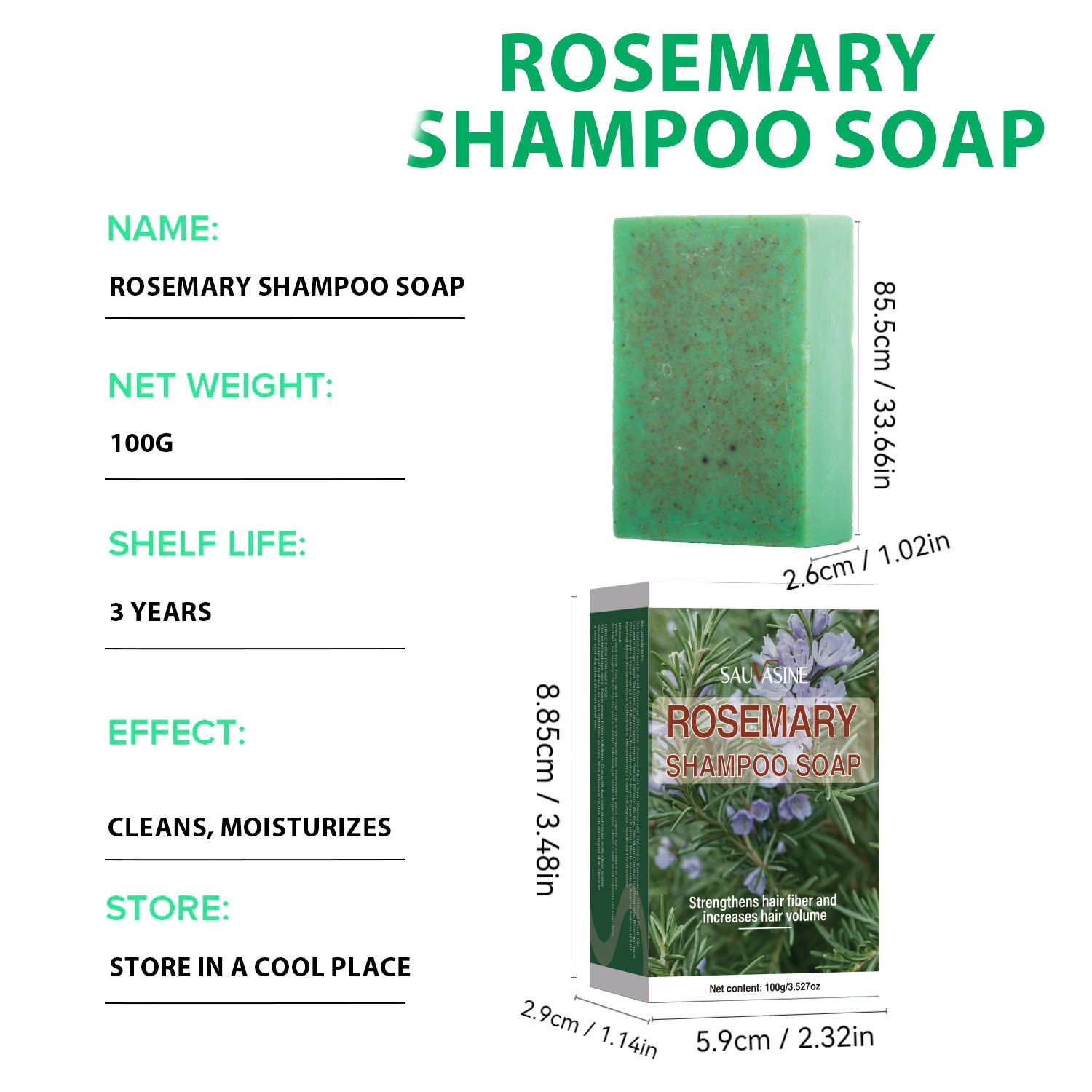 Title 5, Rosemary Shampoo Soap Standard Specifications