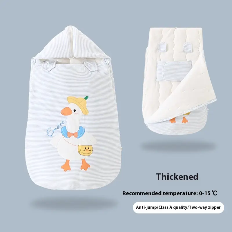 Sleeping Bag Baby Autumn And Winter Thick Warm Anti-kicking Blanket