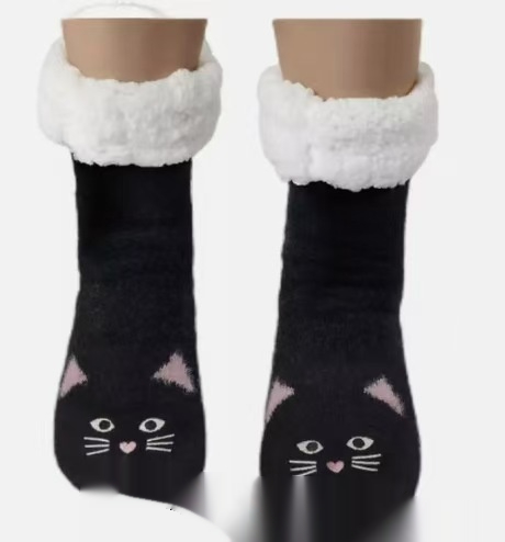 Title 3, Room Socks slaapsokken met mink-achtig fleece v...