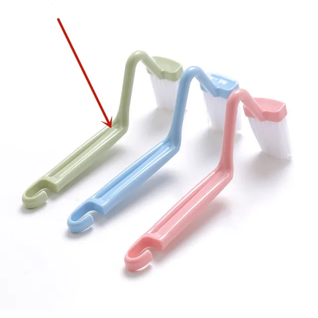 Curved Toilet Brush Gap Cleaning Tool Bathroom Accessory Long Handle Wall Mounted Toilet Soft Bristle Brush Plastic Durable Green - Shop at LoveMi