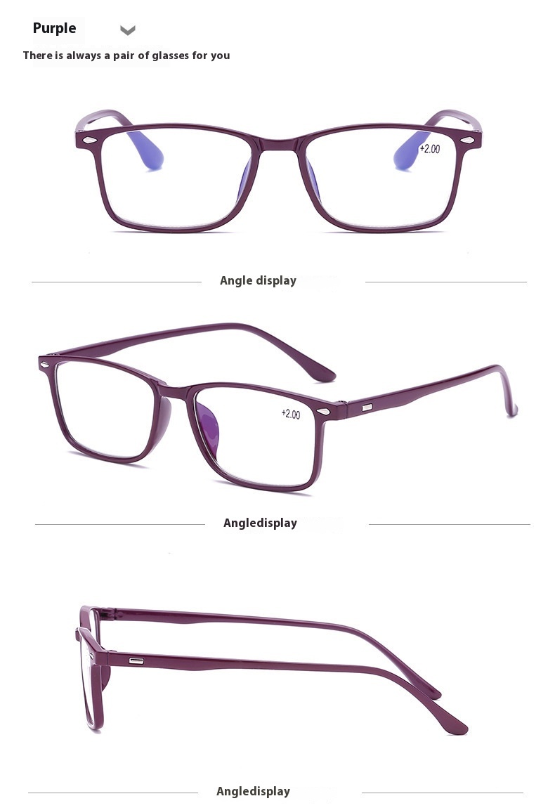 Title 5, New Anti-blue Light Reading Glasses Fashion And...