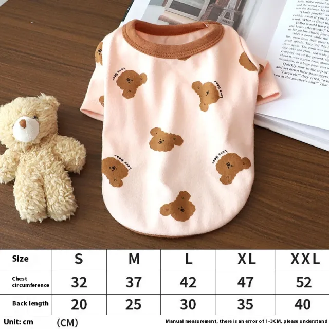 Autumn Small Dog Anti lint Pajamas Pink - Shop at LoveMi