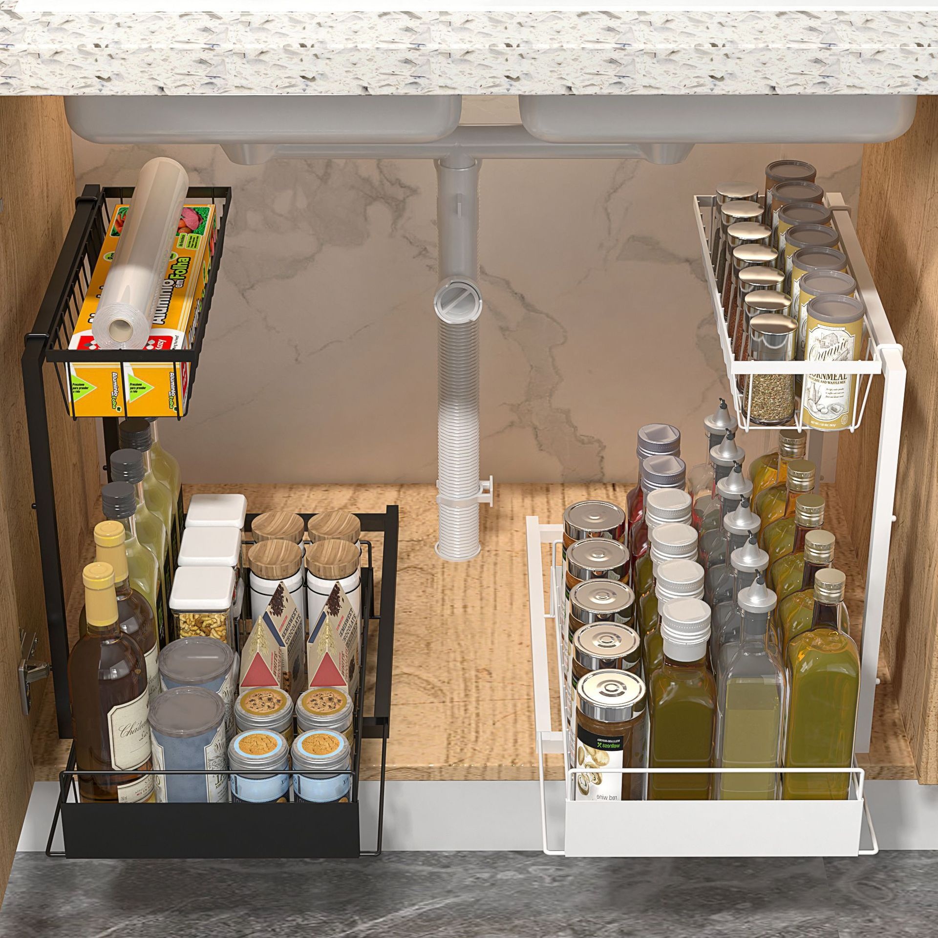 Title 8, Kitchen Spice Rack Sink Simple Organizing Rack