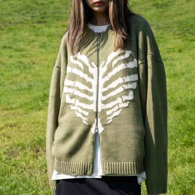 Casual All matching Knitted Sweater Coat Green - Shop at LoveMi