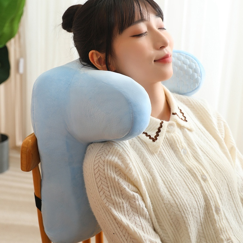 Ice Bean Afternoon Nap Pillow Multi-functional Stomach Sleeper Pillow Office Lunch Break Pillow Car Seat Cushion