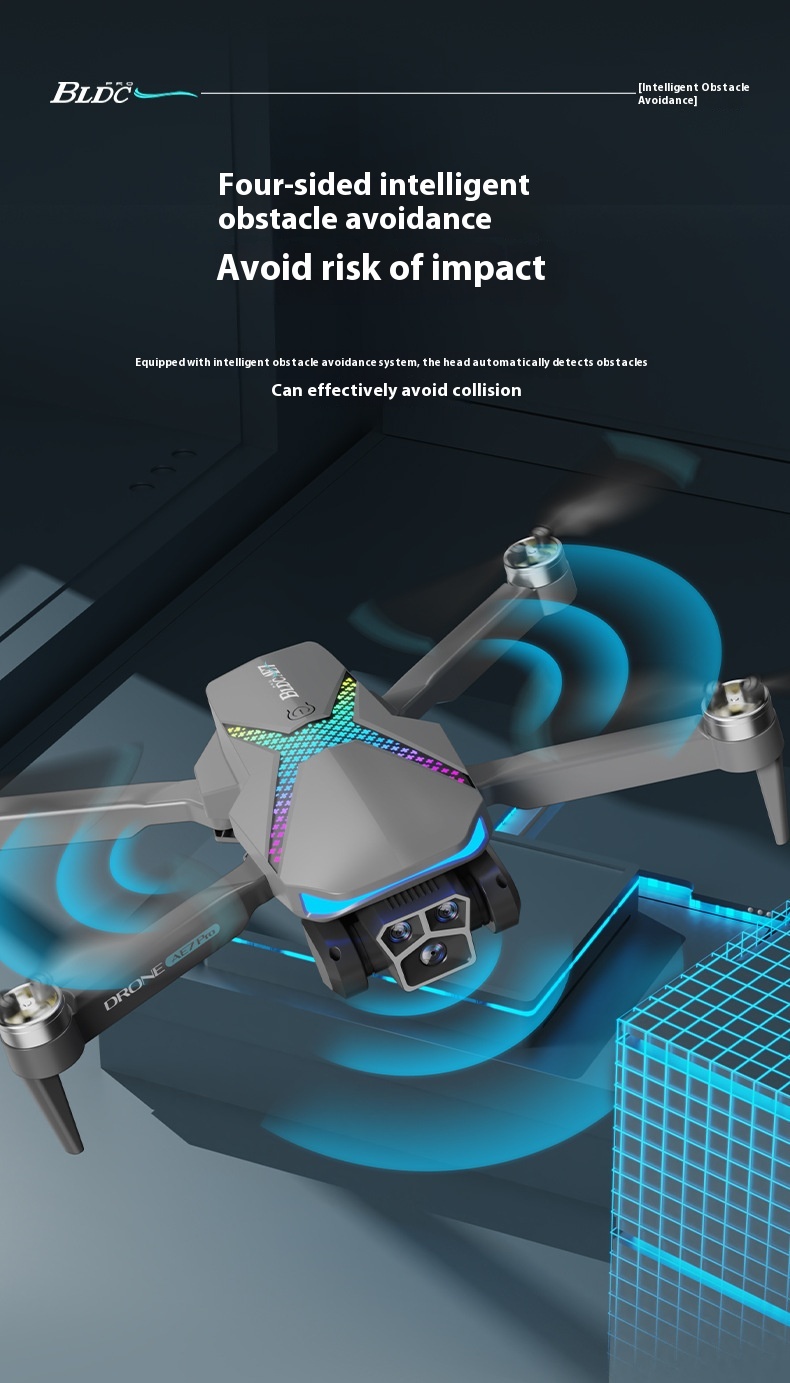 Title 4, Light UAV Brushless Drone with Three Cameras In...