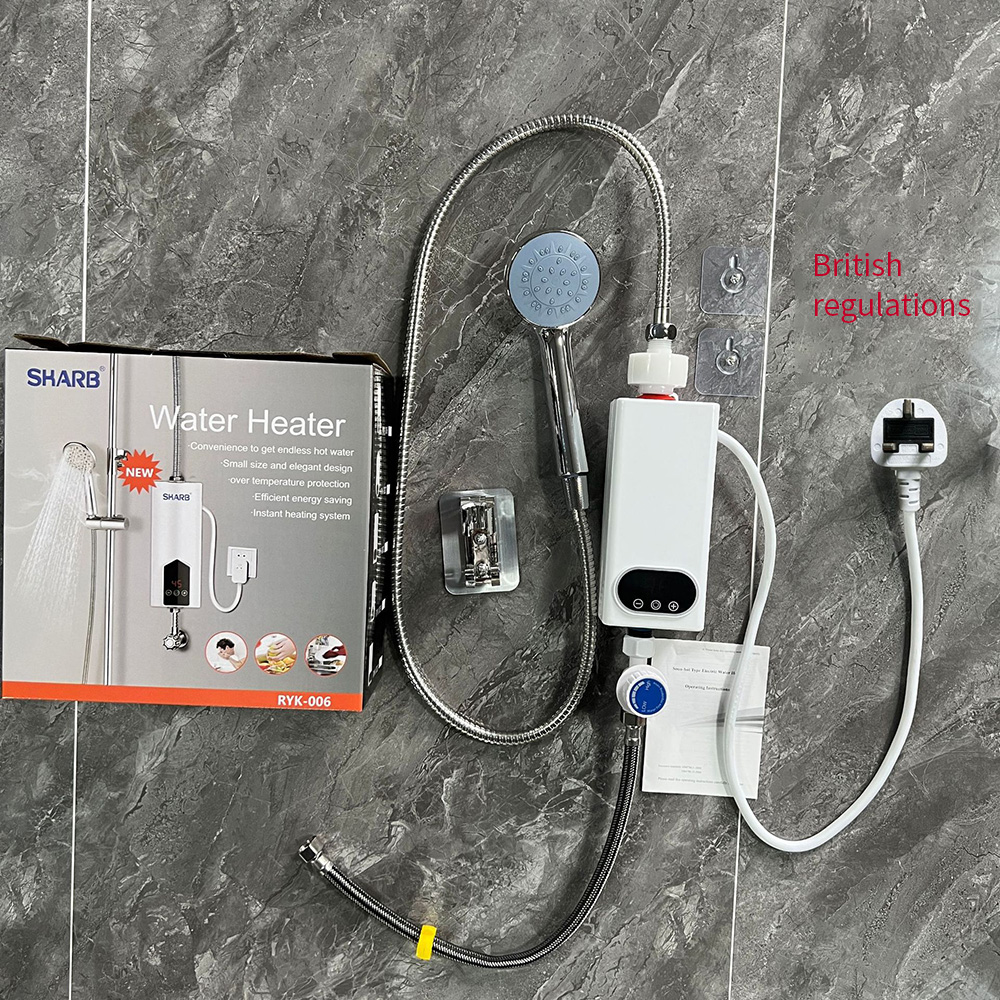 Title 14, 110V 220V 3500W 5500W Kitchen Bathroom Shower W...