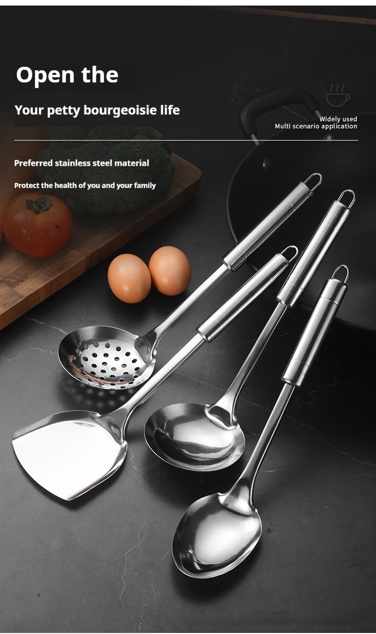 Title 7, Stainless Steel Kitchen Cooking Spoon And Shove...