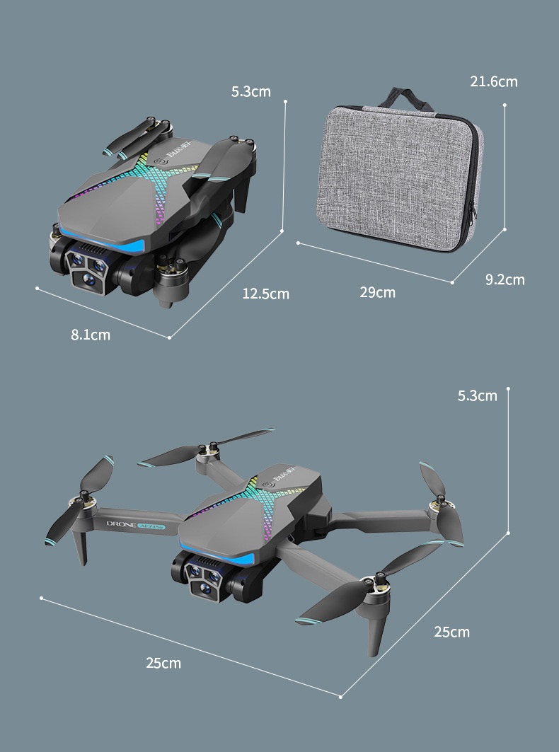 Title 13, Light UAV Brushless Drone with Three Cameras In...