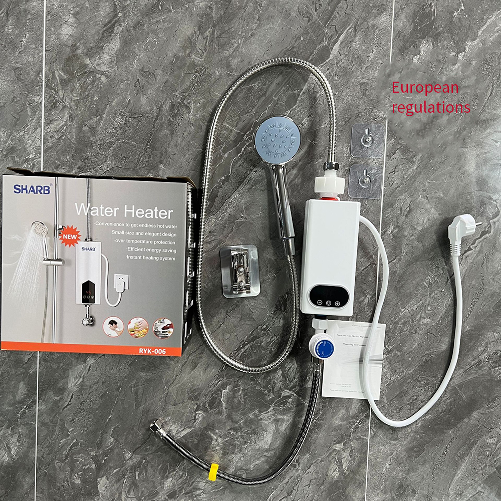 Title 16, 110V 220V 3500W 5500W Kitchen Bathroom Shower W...