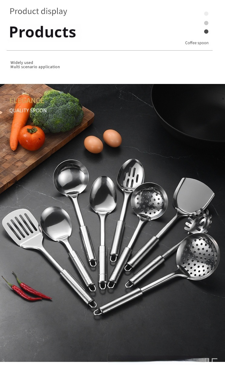 Title 14, Stainless Steel Kitchen Cooking Spoon And Shove...