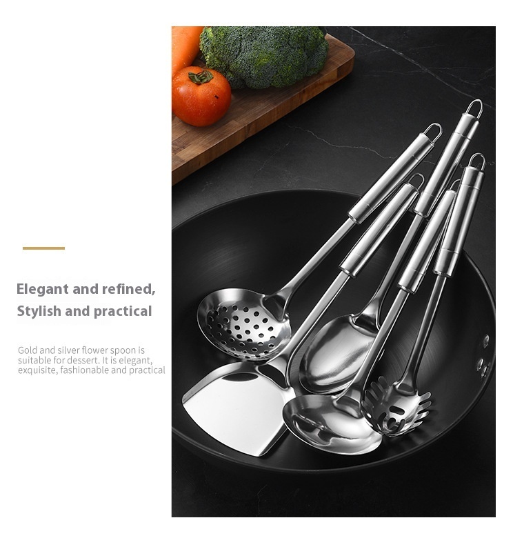 Title 10, Stainless Steel Kitchen Cooking Spoon And Shove...