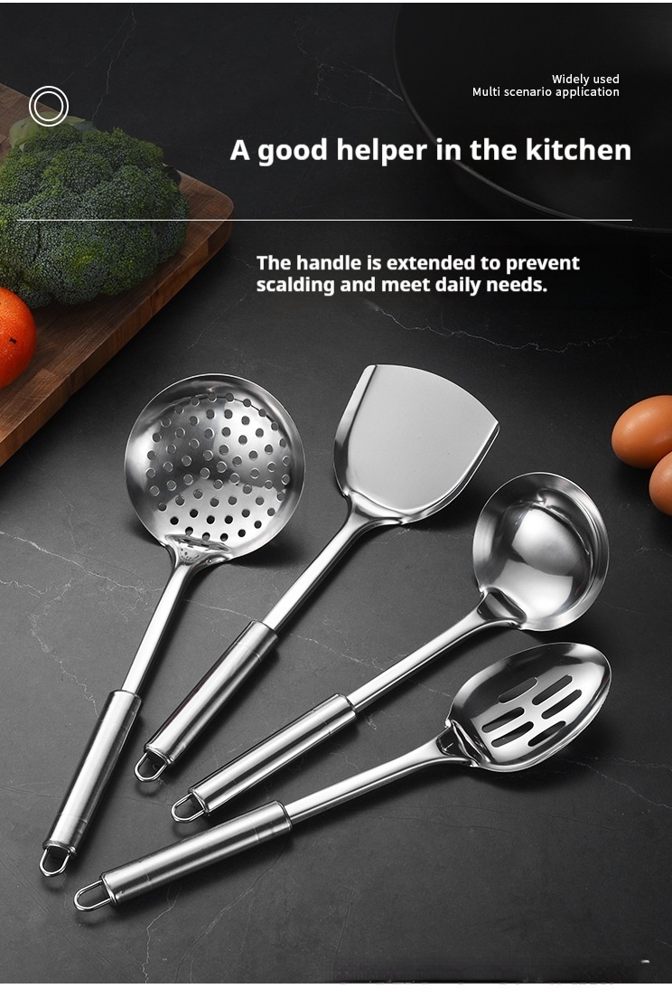 Title 3, Stainless Steel Kitchen Cooking Spoon And Shove...