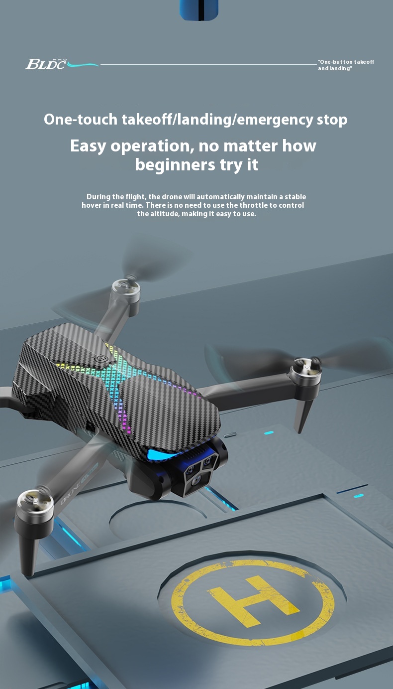 Title 12, Light UAV Brushless Drone with Three Cameras In...