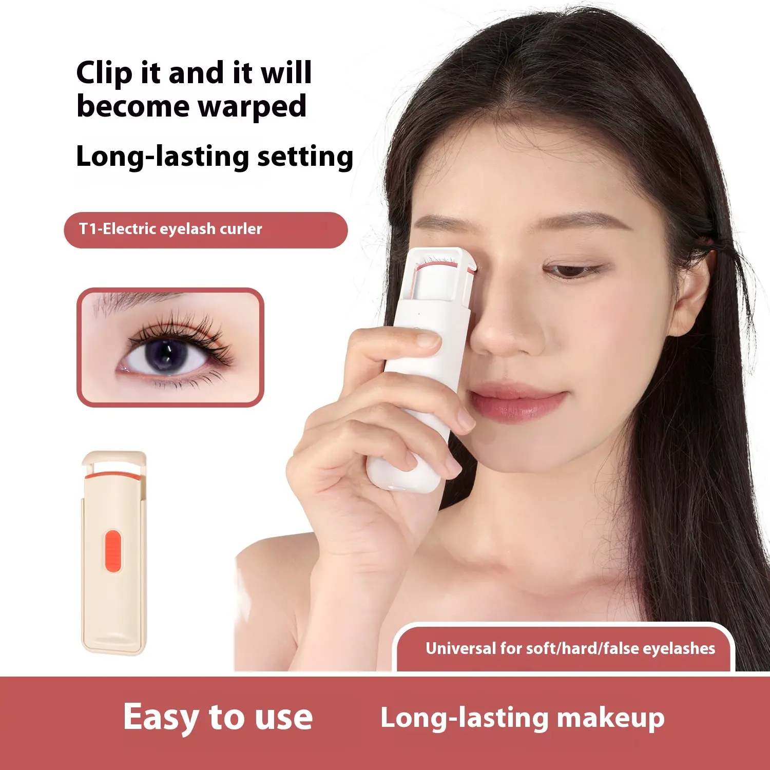 Electric Styling And Heating Eyelash Curler