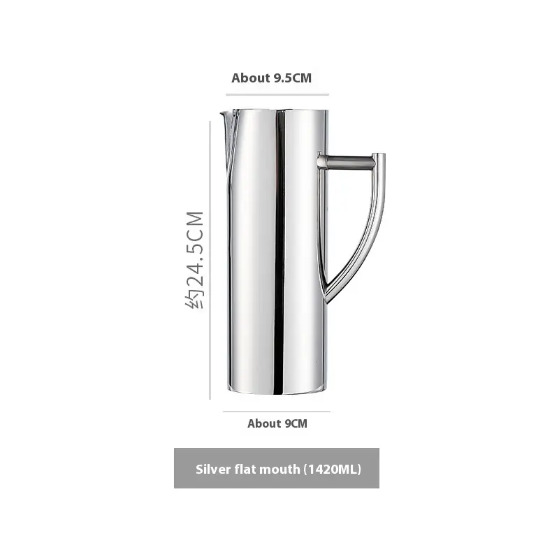 Bar Wine Mixer Stainless Steel Fruit Water Jug Straight Bar Ice Insulation