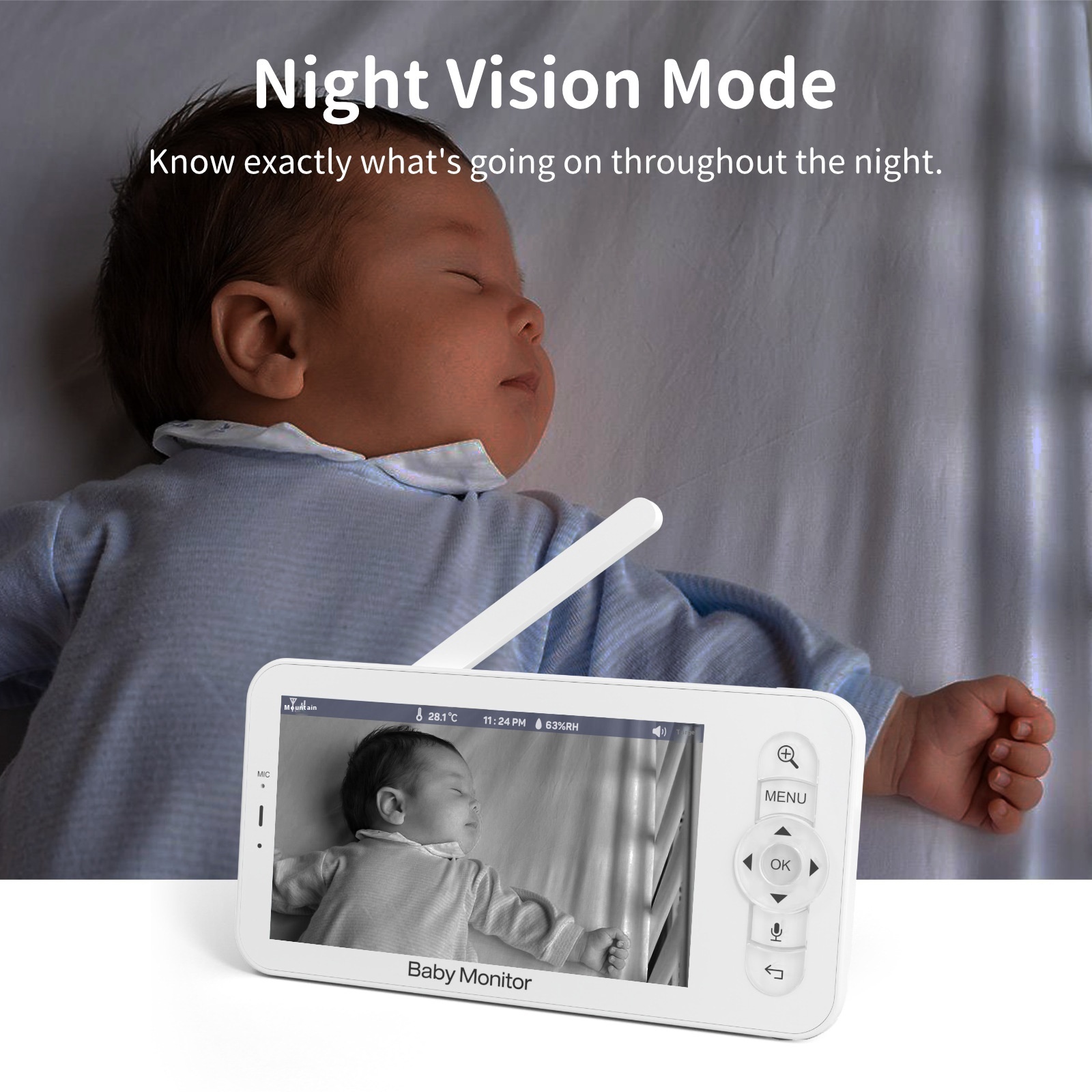 Title 6, Baby Monitor Monitor Can Be Viewed By Mobile Phone