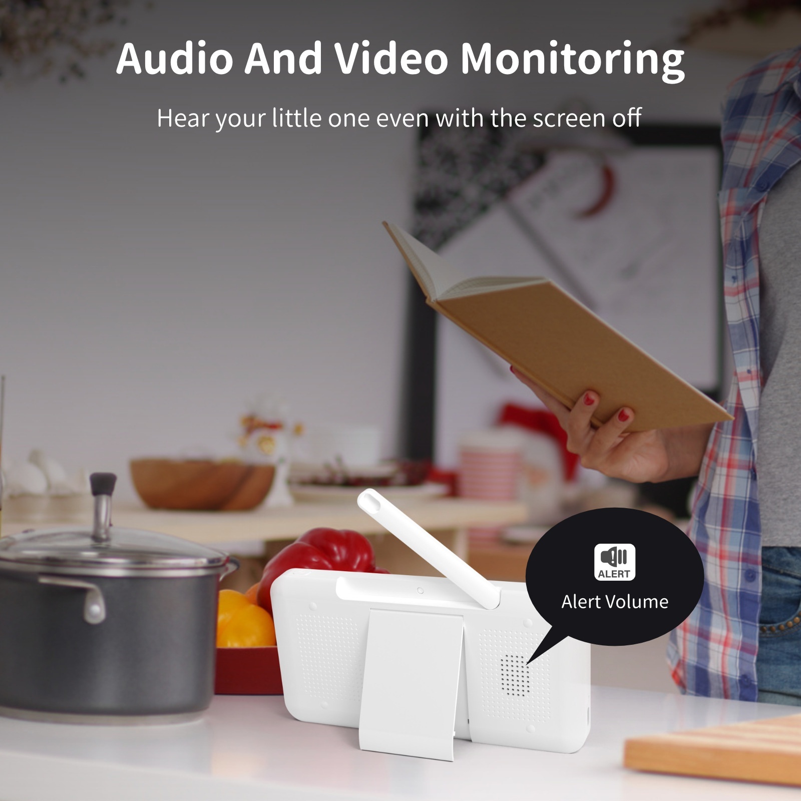 Title 3, Baby Monitor Monitor Can Be Viewed By Mobile Phone