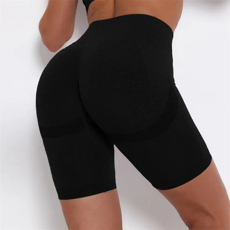 Peach Hip Sports Fitness Tight Pants For Women - Black