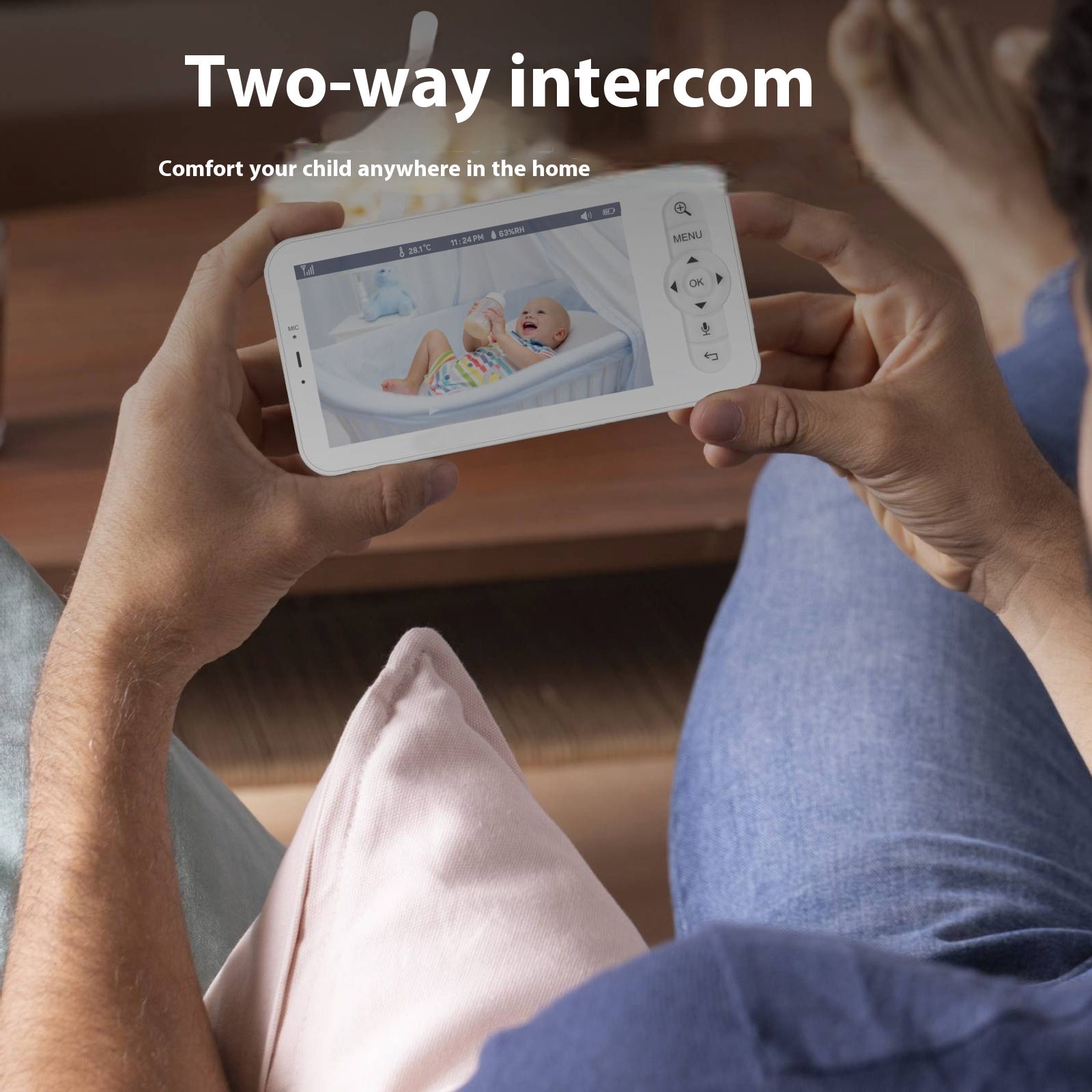 Title 12, Baby Monitor Monitor Can Be Viewed By Mobile Phone