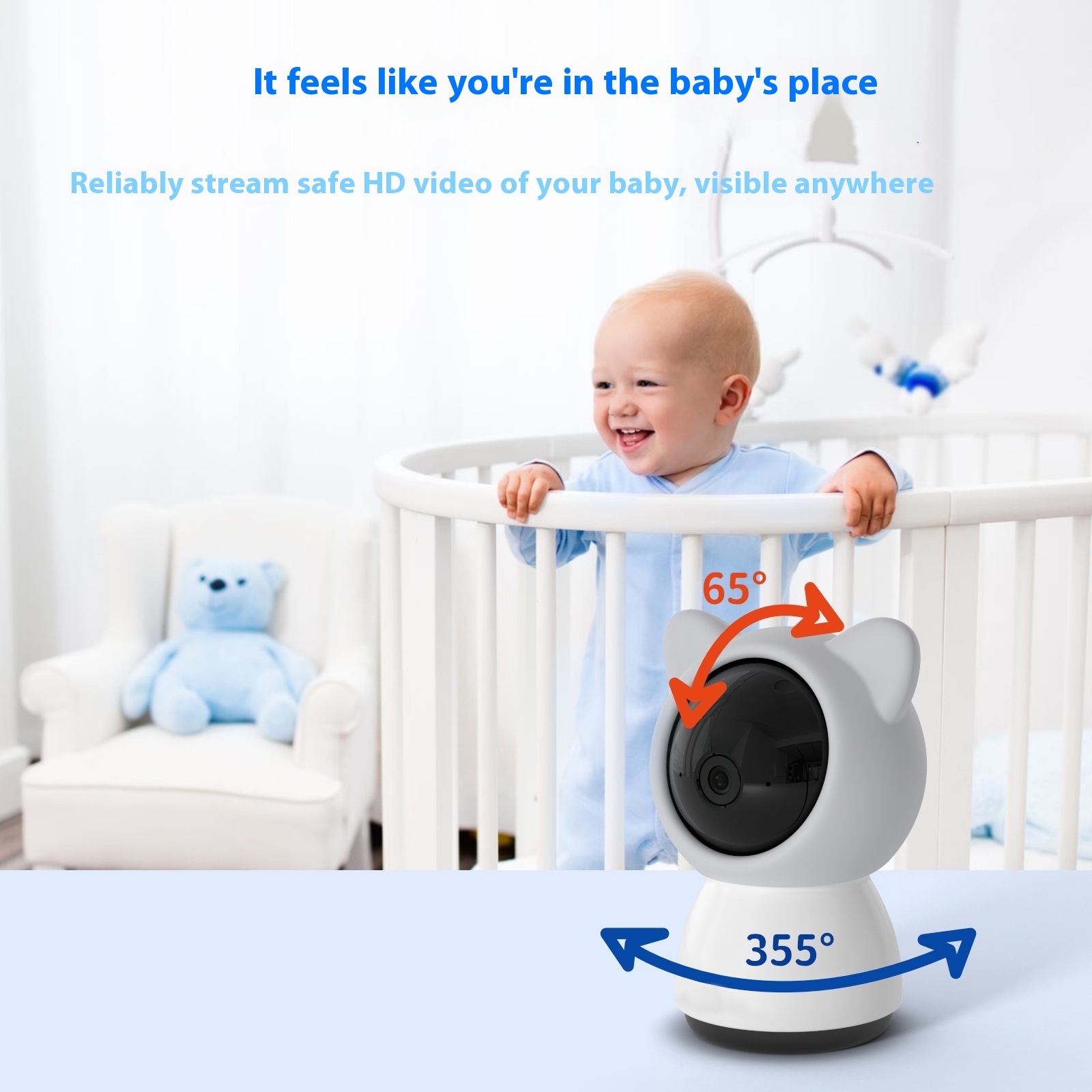 Title 8, Baby Monitor Monitor Can Be Viewed By Mobile Phone