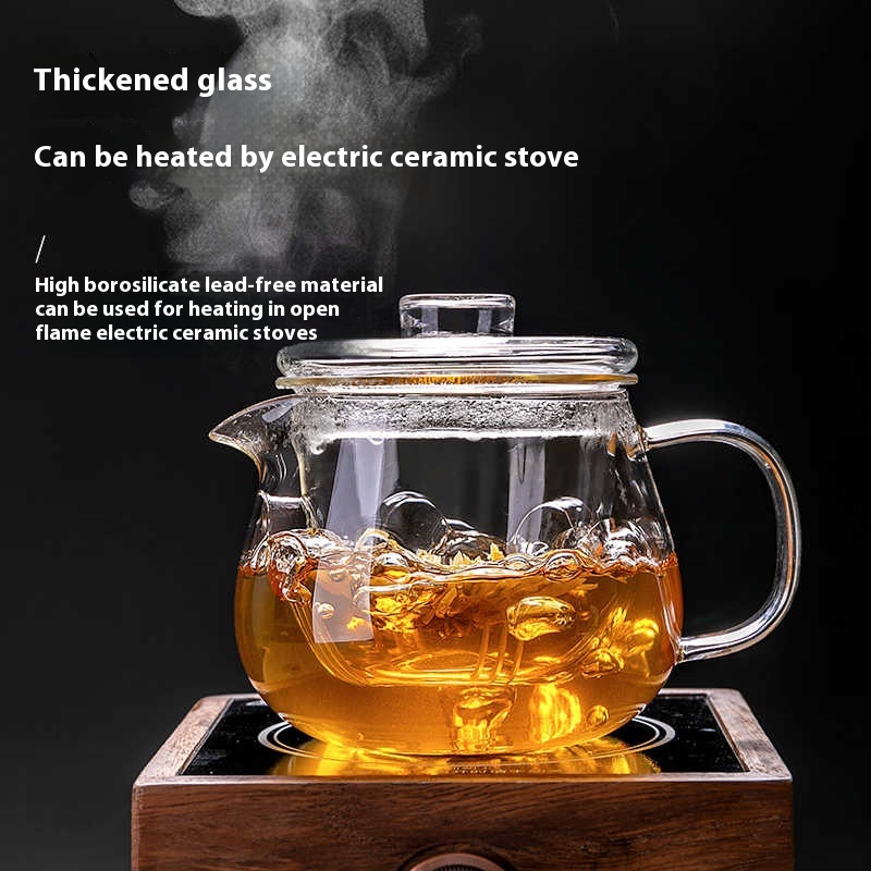 Title 7, Glass Teapot With High Temperature Resistance A...