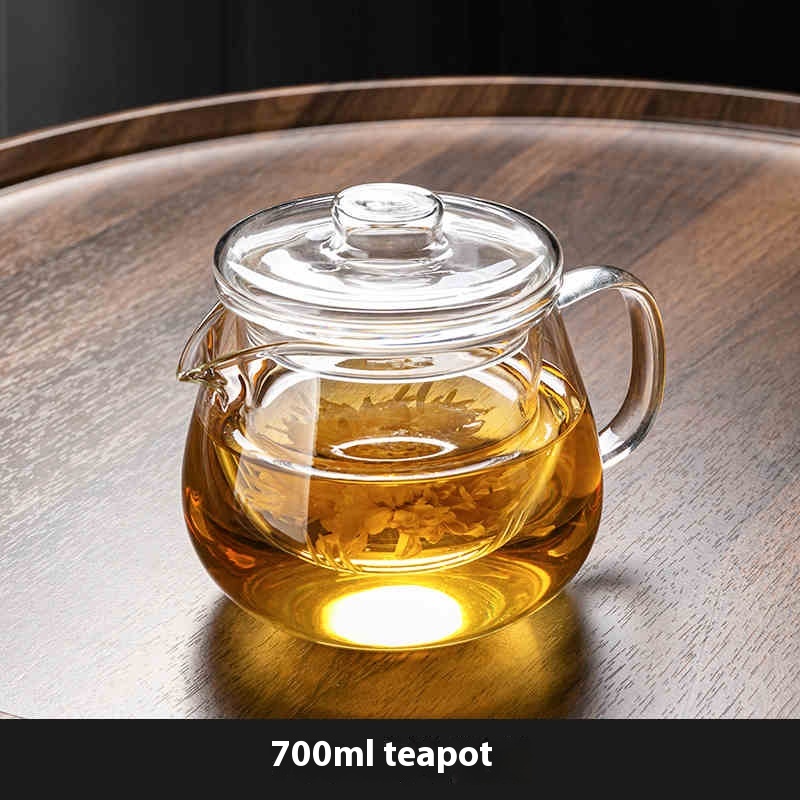 Title 4, Glass Teapot With High Temperature Resistance A...