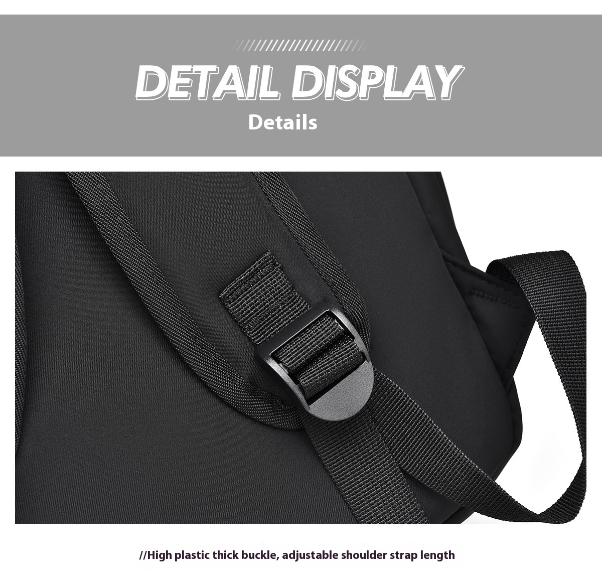 Title 1, Backpack Casual Simple Large Capacity Travel St...